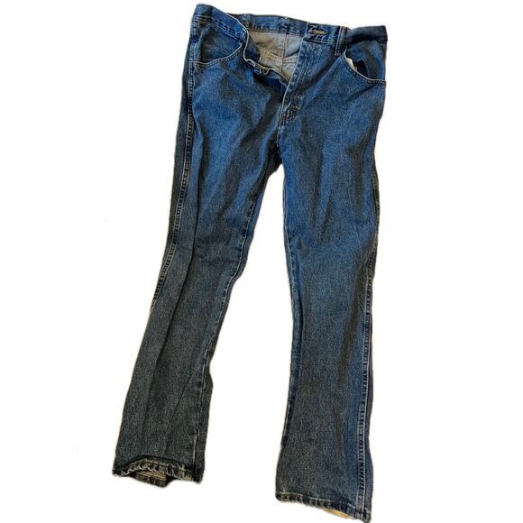 Rustler Blue Straight Leg Jeans Mens 34x32 - Picture 1 of 4